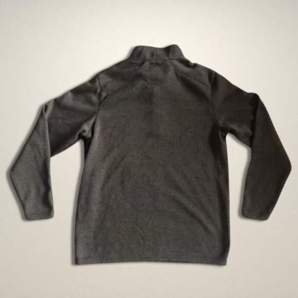 Red Head Pullover Long Sleeve Three Button Placket Ribbed Cuffs Breathable Men S - Picture 2 of 8